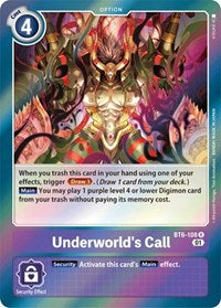 Underworld's Call (BT6-108 R) [Double Diamond]