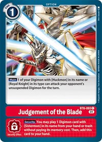 Judgement of the Blade (BT6-093 C) [Double Diamond]