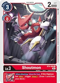 Shoutmon (BT6-008 C) [Double Diamond]