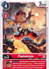 Flamemon (BT6-010 U) [Double Diamond]