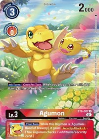 Agumon (Alternate Art) (BT6-007 U) [Double Diamond]