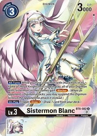 Sistermon Blanc (Alternate Art) (BT6-082 R) [Double Diamond]