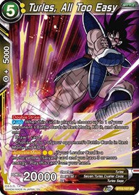 Turles, All Too Easy (BT15-107) [Saiyan Showdown]