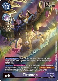 Titamon (Alternate Art) (BT6-081 SR) [Double Diamond]