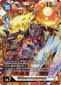 Millenniummon (1-Year Anniversary Box Topper) (BT2-083 SR) [Release Special Booster 1.0]