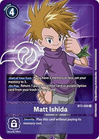 Matt Ishida - BT2-090 (Official Tournament Pack Vol.3) (BT2-090 R) [Release Special Booster 1.0]