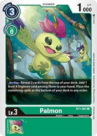 Palmon (Official Tournament Pack Vol.3) (BT1-067 U) [Release Special Booster 1.0]