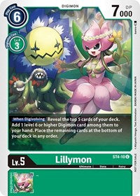 Lillymon (Official Tournament Pack Vol.3) (ST4-10 U) [Starter Deck 04: Giga Green]