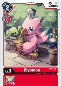 Biyomon (Official Tournament Pack Vol.3) (ST1-02 C) [Starter Deck 01: Gaia Red]