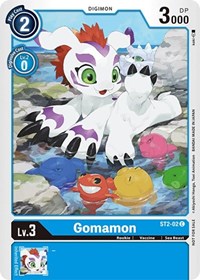 Gomamon (Official Tournament Pack Vol.3) (ST2-02 C) [Starter Deck 02: Cocytus Blue]