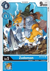 Zudomon - BT2-027 (Official Tournament Pack Vol.3) (BT2-027 U) [Release Special Booster 1.0]