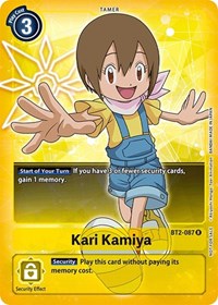 Kari Kamiya (Official Tournament Pack Vol.3) (BT2-087 R) [Release Special Booster 1.0]