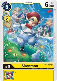 Sirenmon (Winner Pack Double Diamond) (BT1-057 U) [Release Special Booster 1.0]