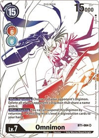 Omnimon (Alternate Art) (BT1-084 SR) [Double Diamond]