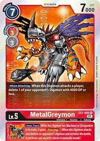 MetalGreymon (EX1-008 R) [Classic Collection]