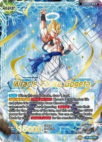 Son Goku & Vegeta // Miracle Strike Gogeta (Gold Stamped) (P-069) [Mythic Booster]