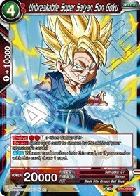 Unbreakable Super Saiyan Son Goku (SD2-03) [Mythic Booster]