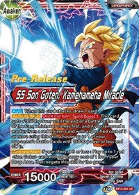 Son Goten // SS Son Goten, Kamehameha Miracle (BT15-001) [Saiyan Showdown Pre-Release Cards]