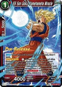 SS Son Goku, Kamehameha Miracle (BT15-007) [Saiyan Showdown Pre-Release Cards]