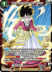 Videl, Opposing the Demon (BT15-015) [Saiyan Showdown Pre-Release Cards]