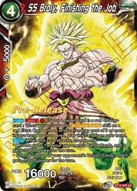 SS Broly, Finishing the Job (BT15-020) [Saiyan Showdown Pre-Release Cards]