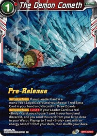 The Demon Cometh (BT15-023) [Saiyan Showdown Pre-Release Cards]