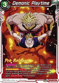 Demonic Playtime (BT15-029) [Saiyan Showdown Pre-Release Cards]
