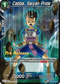 Cabba, Saiyan Pride (BT15-039) [Saiyan Showdown Pre-Release Cards]