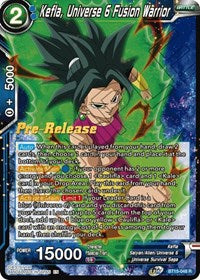 Kefla, Universe 6 Fusion Warrior (BT15-048) [Saiyan Showdown Pre-Release Cards]