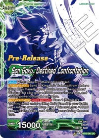 Son Goku // Son Goku, Destined Confrontation (BT15-061) [Saiyan Showdown Pre-Release Cards]