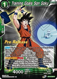 Training Goals Son Goku (BT15-069) [Saiyan Showdown Pre-Release Cards]