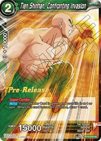 Tien Shinhan, Confronting Invasion (BT15-078) [Saiyan Showdown Pre-Release Cards]