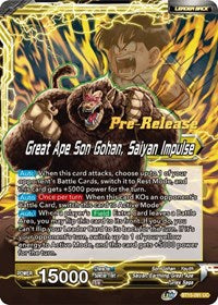 Son Gohan // Great Ape Son Gohan, Saiyan Impulse (BT15-091) [Saiyan Showdown Pre-Release Cards]