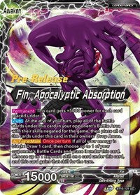 Fin // Fin, Apocalyptic Absorption (BT15-121) [Saiyan Showdown Pre-Release Cards]