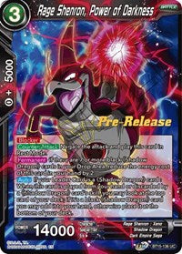 Rage Shenron, Power of Darkness (BT15-136) [Saiyan Showdown Pre-Release Cards]