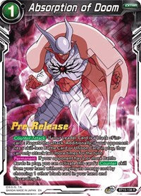 Absorption of Doom (BT15-138) [Saiyan Showdown Pre-Release Cards]