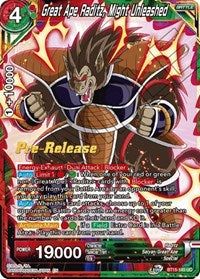 Great Ape Raditz, Might Unleashed (BT15-145) [Saiyan Showdown Pre-Release Cards]