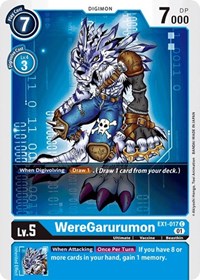 WereGarurumon (EX1-017 C) [Classic Collection]