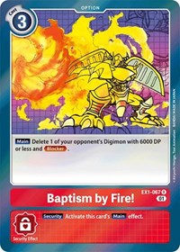 Baptism by Fire! (EX1-067 R) [Classic Collection]