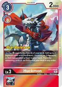 Huckmon (BT6-009 R) [Double Diamond Pre-Release Cards]