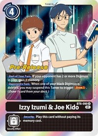 Izzy Izumi & Joe Kido (BT6-090 R) [Double Diamond Pre-Release Cards]