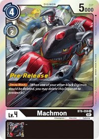 Machmon (BT6-059 R) [Double Diamond Pre-Release Cards]
