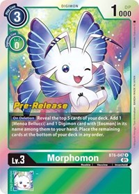 Morphomon (BT6-047 R) [Double Diamond Pre-Release Cards]