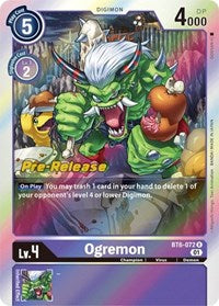 Ogremon (BT6-072 R) [Double Diamond Pre-Release Cards]