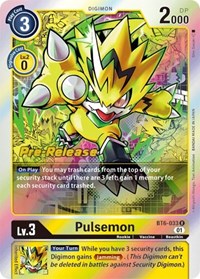 Pulsemon (BT6-033 R) [Double Diamond Pre-Release Cards]