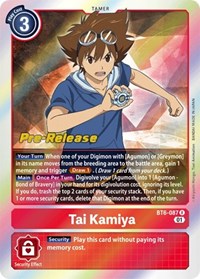Tai Kamiya (BT6-087 R) [Double Diamond Pre-Release Cards]