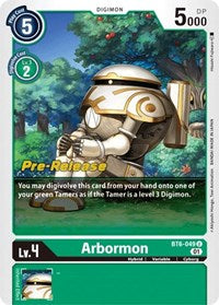 Arbormon (BT6-049 U) [Double Diamond Pre-Release Cards]
