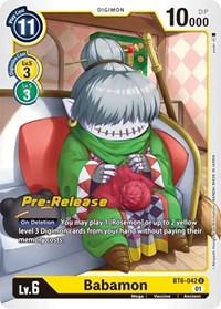 Babamon (BT6-042 U) [Double Diamond Pre-Release Cards]