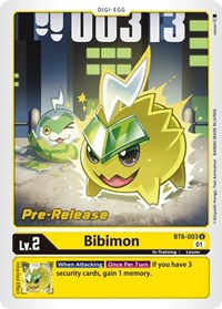Bibimon (BT6-003 U) [Double Diamond Pre-Release Cards]