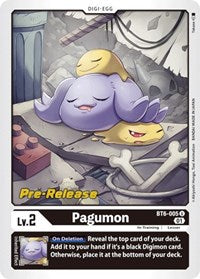 Pagumon (BT6-005 U) [Double Diamond Pre-Release Cards]